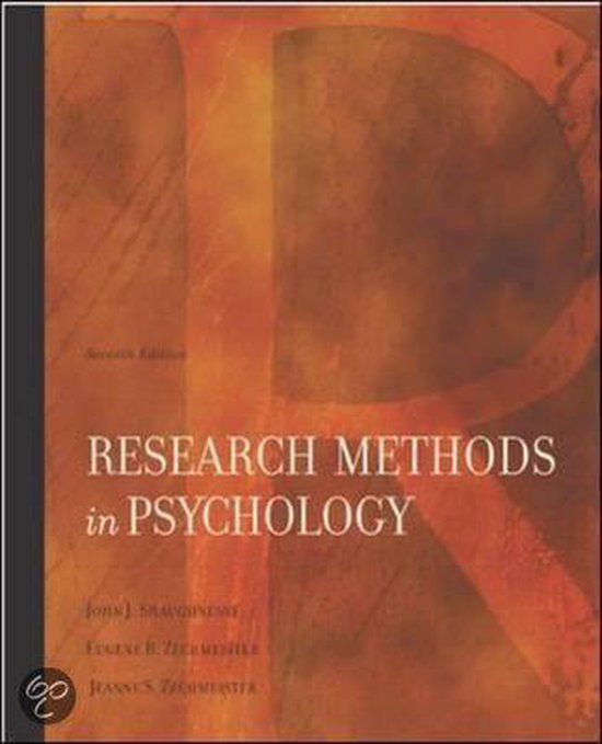 Research Methods In Psychology - cover