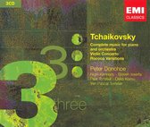 Tchaikovsky: Complete Music for Piano and Orchestra; Violin Concerto; Rococo Variations