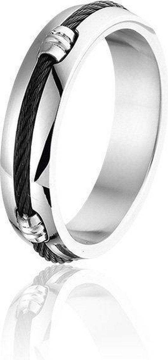 Montebello Ring Stefano - 316L Staal - 6mm - Maat 60-19mm