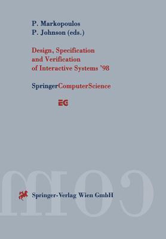 Eurographics- Design, Specification and Verification of Inte ... - cover