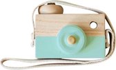 Houten Camera/Fototoestel Speelgoed | Mintgroen| Kinderkamer Baby Accessoire/Decoratie