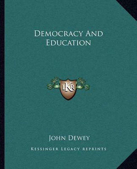 Democracy and Education - cover