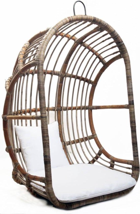 Rotan Hangstoel Egg - 77x69xH120 cm | bol.com