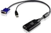 Aten KA7175 toetsenbord-video-muis (kvm) kabel Zwart