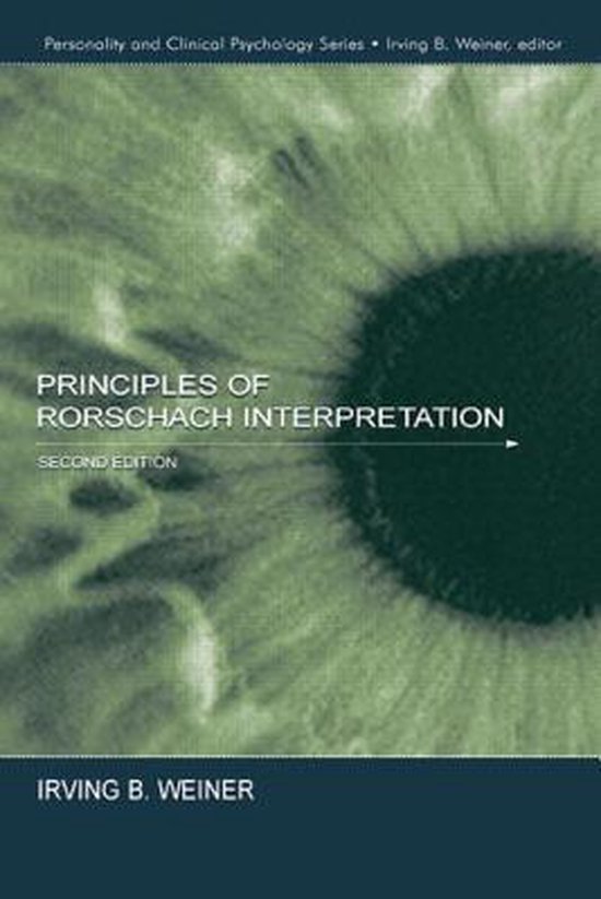 Principles of Rorschach Interpretation - cover