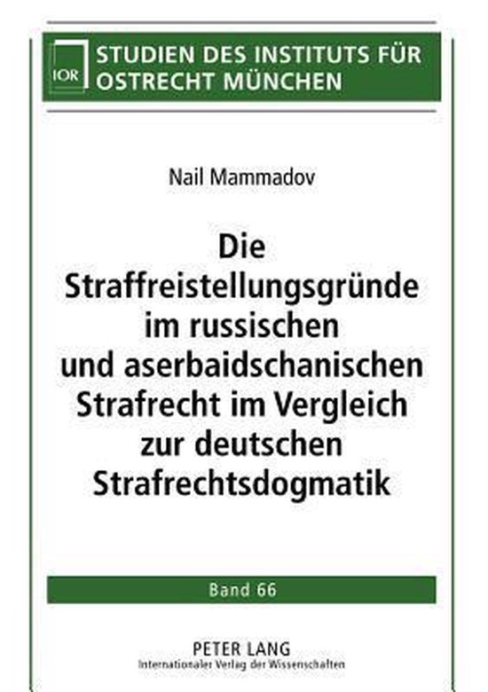 Die Straffreistellungsgründe im russischen und aserbaidscha ... - cover