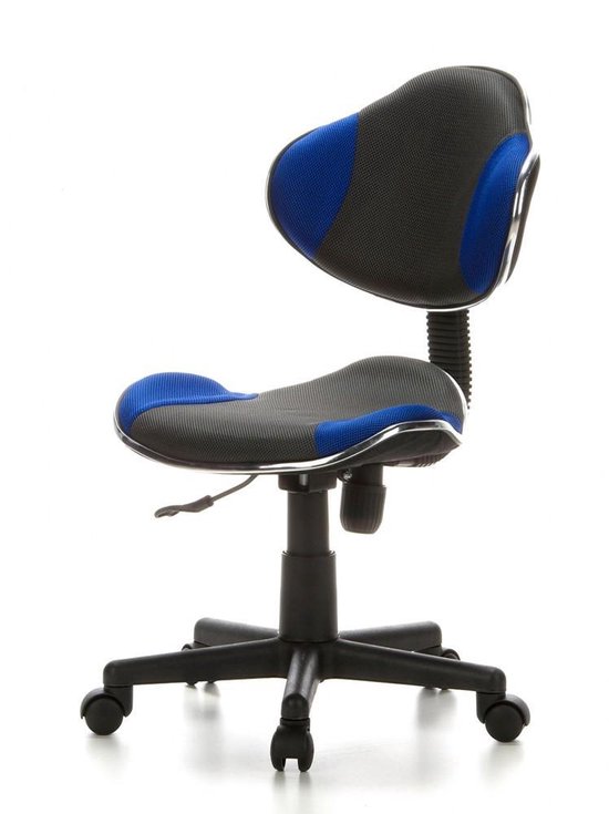 hjh office Kiddy GTI-2- Bureaustoel - Kinder - Grijs / blauw