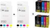 Improducts® Inkt cartridges - Alternatief Epson 27XL / 27 XL 8 stuks