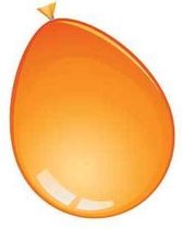Ballon oranje ø 12,5 cm 100 stuks - .