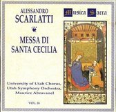 1-CD SCARLATTI - MESSA DI SANTA CECILIA - UNIVERSITY OF UTAH CHORUS / MAURICE ABRAVANEL