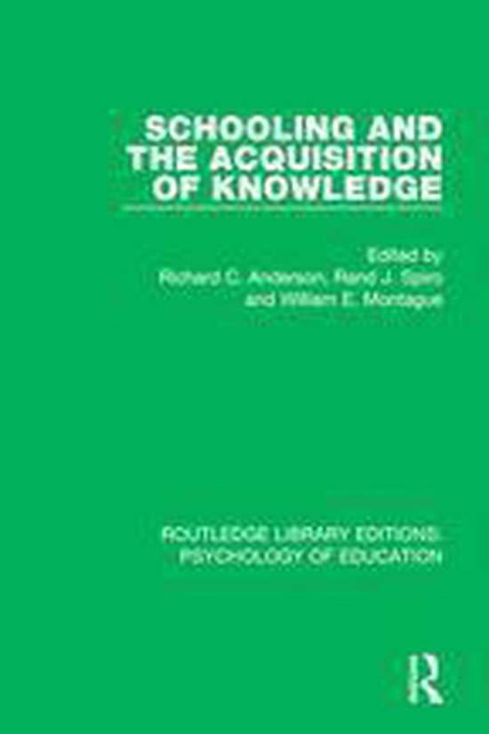 Routledge Library Editions: Psychology of Education - School ... - cover