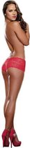 Dreamgirl Sekstuigje Rode kanten short
