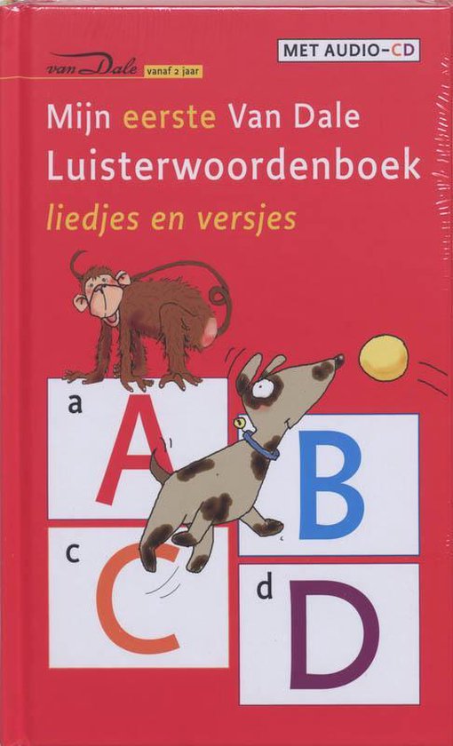 Cover van het boek 'Mijn eerste Van Dale Luisterwoordenboek + CD' van Betty Sluyzer en Liesbeth Schlichting