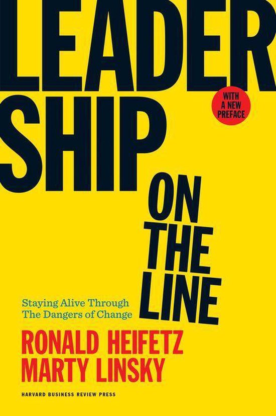 Leadership on the Line, With a New Preface - cover