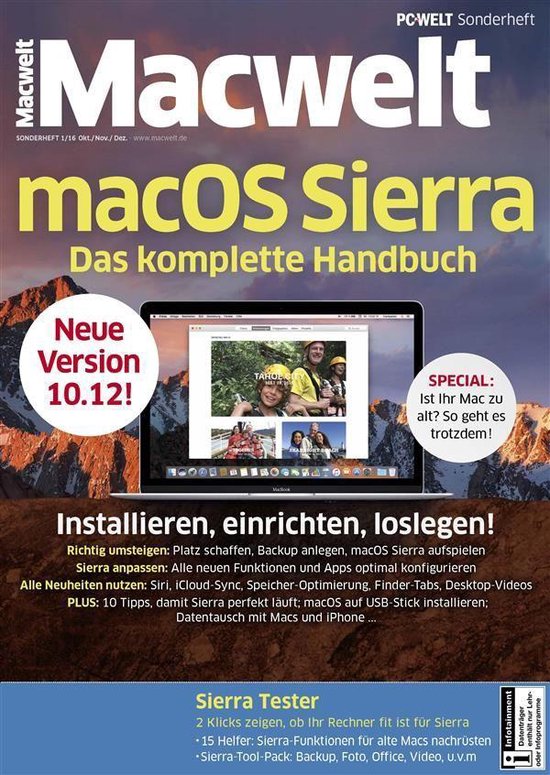 macOS Sierra – Das komplette Handbuch - cover