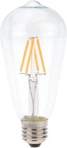 B-Deal Dimbaar E27 / ST58 Led Lamp Filament 4W Warm Wit 2200K Kogellamp