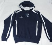 Umbro Navy/white hoody/trui kinderen 128