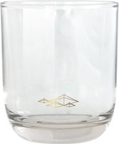 TAK Design Drinkglas Forest Laag - Glas - Ø7,8 x 8,8 cm - Goud