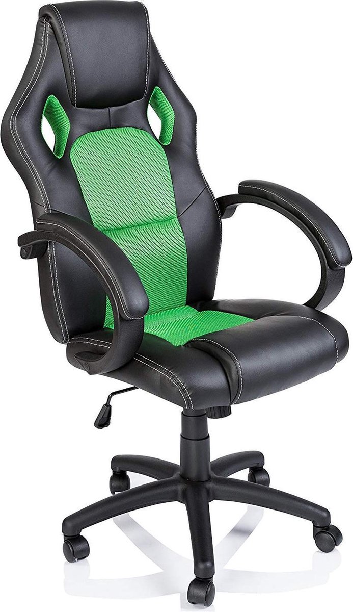 ML-Design Bureaustoel,groen, Fluwelen Zitting, Metalen Frame Gestoffeerde Stoel Met Rugleuning