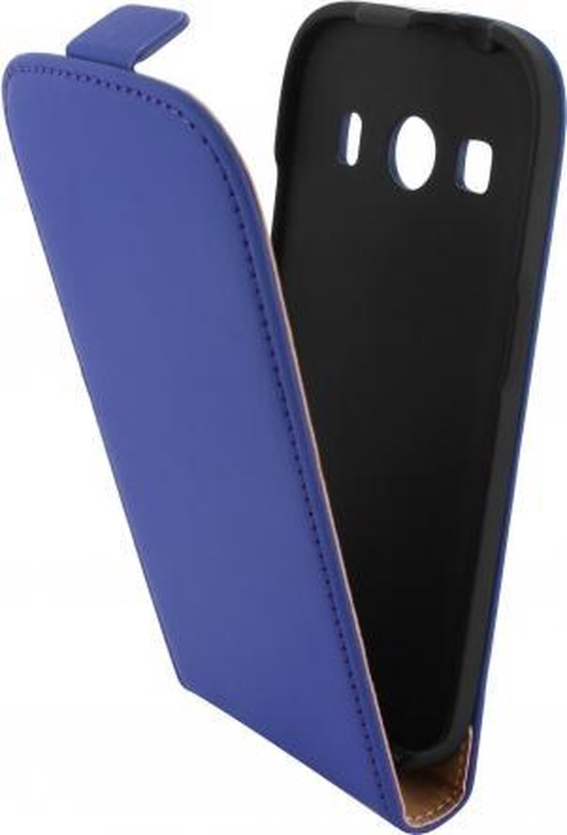 Mobiparts - Blauwe premium flipcase - Samsung Galaxy Ace 4 LTE