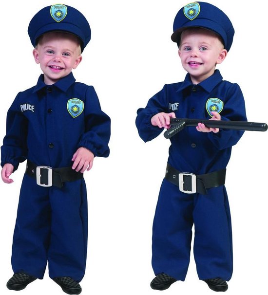 Costume Police Enfant Combinaison Taille 104