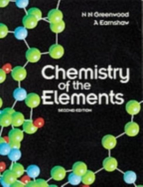 Chemistry Of The Elements - cover