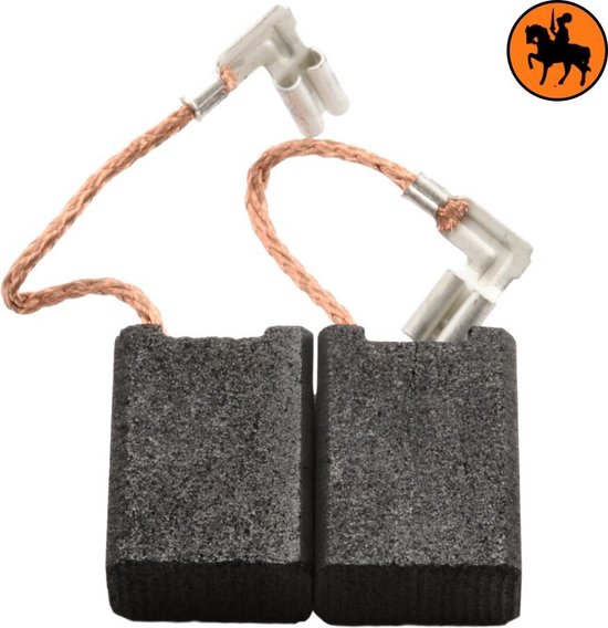 Jeu de balais de charbon pour défonceuse / scie Metabo W 2018X - 6,3x12,5x18mm
