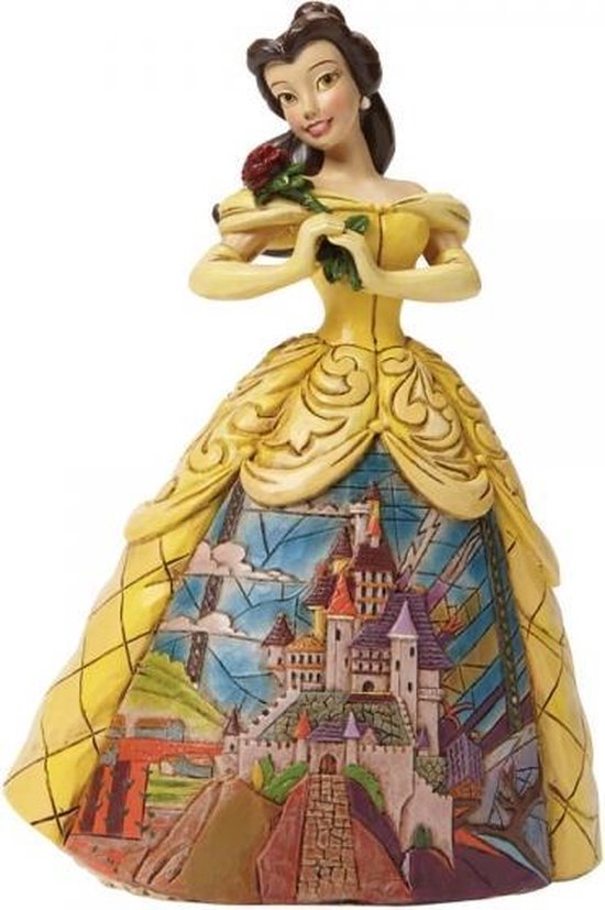 Figurine Disney - Jim Shore - La Belle et la Bête - Conte vieux