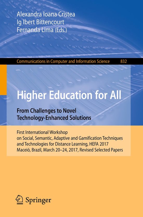 Springer Nature Proceedings Computer Science - Higher Educat ... - cover
