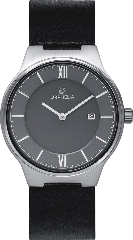 ORPHELIA Mens Analogue Watch Serendipity Black Leather