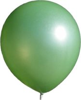 Voordeelpak 100 stuks Donker groene parelmoer metallic ballon 30 cm hoge kwaliteit