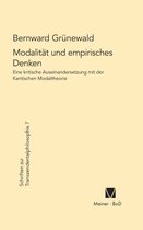 Schriften Zur Transzendentalphilosophie- Modalität und empirisches Denken