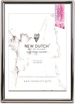 Fotolijst Tineke met echt Silver Plated aluminium lijst voor foto maat 15 x 20 cm