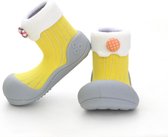 Chaussures bébé Lollipop jaune, chaussons taille 19