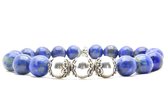 Beaddhism - Armband - Big Lapis Pasha 3 - 10 mm - 18 cm