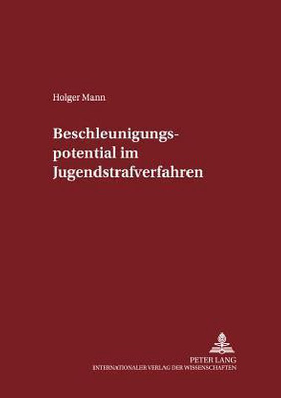 Beschleunigungspotential im Jugendstrafverfahren - cover