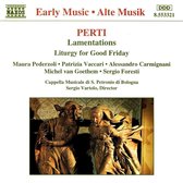 Perti: Lamentations - Liturgy for Good Friday / Vartolo