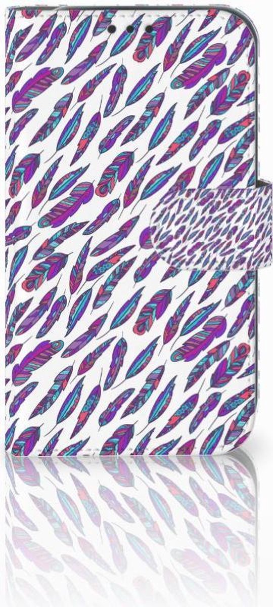 Samsung Galaxy Xcover 4 | Xcover 4s Telefoon Hoesje Feathers Color op Prijzenvolger.com