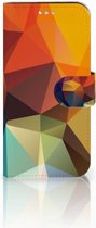 Telefoon hoesje Geschikt voor Samsung Galaxy S7 Design Polygon Color