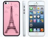 Eifeltoren beschermhoes voor de iPhone 5 5S (Roze)