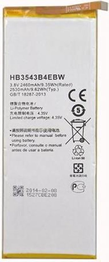 Huawei Ascend P7 Batterij origineel HB3543B4EBW | bol.com