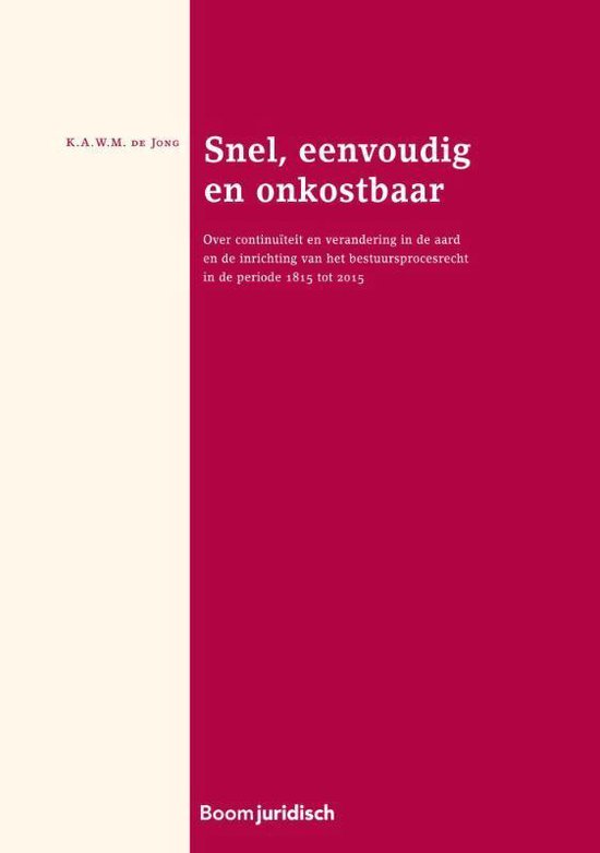 Snel, eenvoudig en onkostbaar - cover