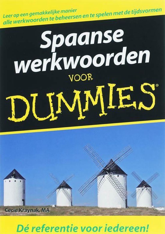 Cover van het boek 'Spaanse werkwoorden voor Dummies' van C. Kraynak