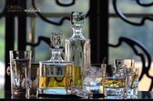 ROGASKA 1665 - MANHATTAN Kristal Decanter Whiskey - 3 delig Set