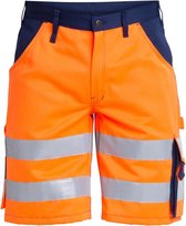 FE Engel Korte Broek EN 20471 6501-770 - Oranje/Marine 1006 - 40