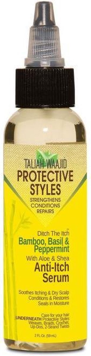 Taliah Waajid - Protective Styles- Ditch The Itch - Bamboo, Basil And Peppermint- Anti Itch - Haar Serum- 59ml
