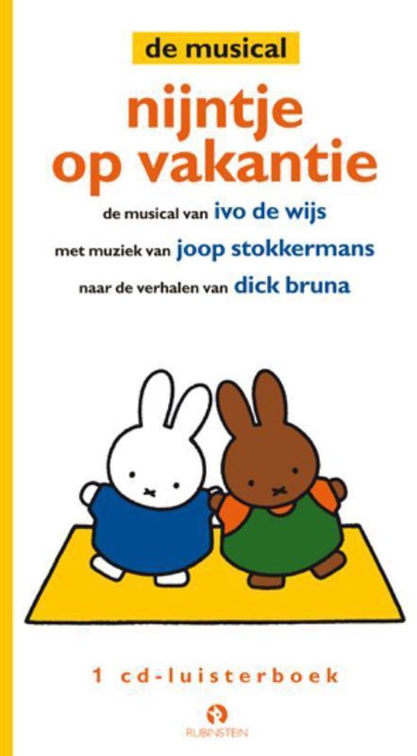 Cover van het boek 'Nijntje op vakantie - musical' van Dick Bruna