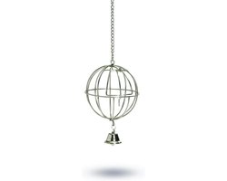 Beeztees Voederbal+Deur - Knaagdier - Chroom - 12 cm