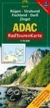 ADAC RadTourenKarte 04. Rügen, Fischland, Darß, Zingst, Stralsund. 1 : 75 000
