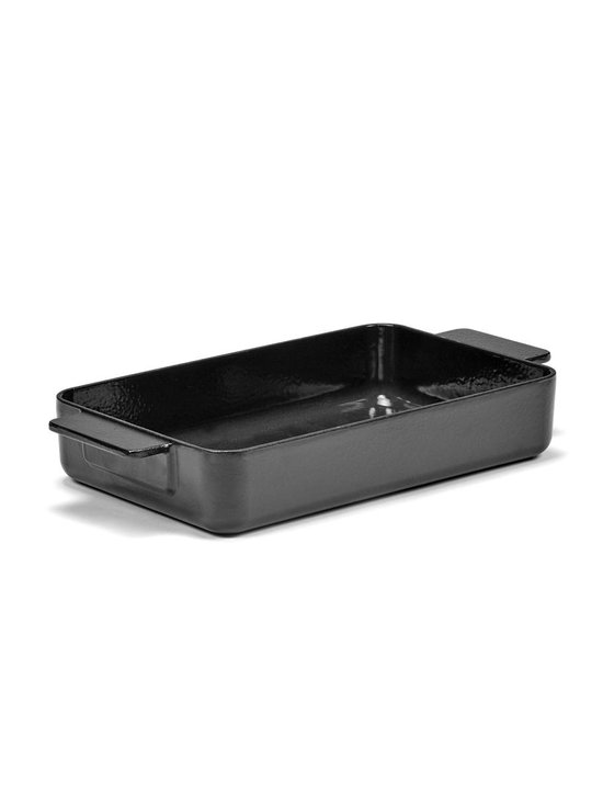 Sergio Herman SURFACE OVENSCHAAL ENAMEL CAST IRON BLACK 32X20 H6